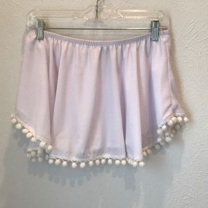 Show me Your Mumu White Pom Pom tube top